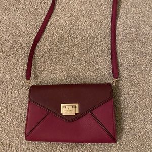 Maroon Kate Spade Crossbody